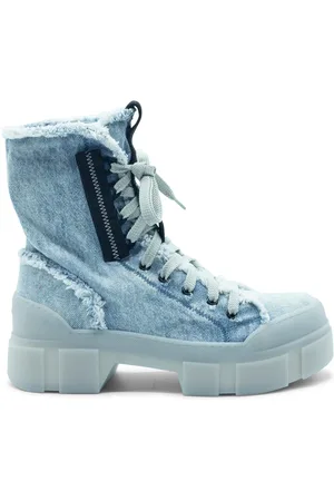 vic matiè Dames, Schoenen, Blauw, Maat: 37 EU Katoen