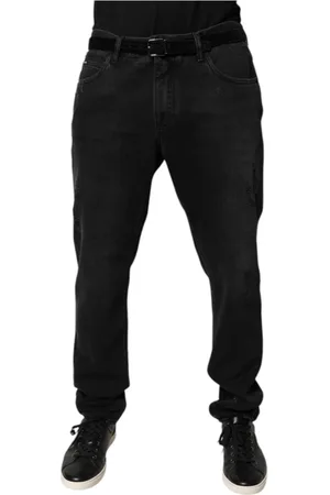 Dolce & Gabbana Heren, Jeans, Zwart, Maat: XL Denim