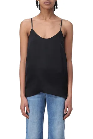 Twin-Set Dames, Tops, Zwart, Maat: XS Zijde