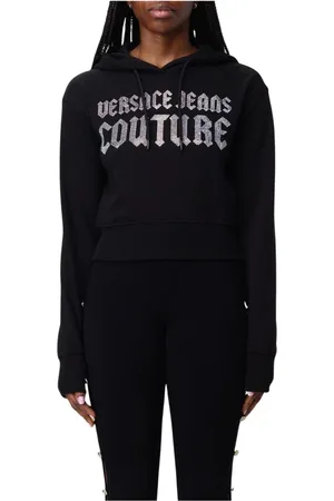 VERSACE Dames, Sweatshirts & Hoodies, Zwart, Maat: XS