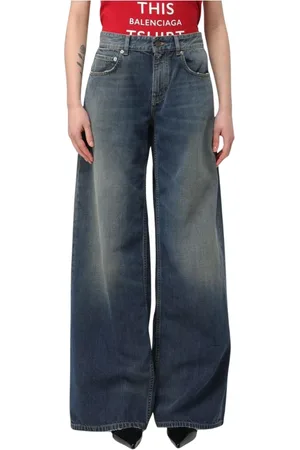 Balenciaga Dames, Jeans, Blauw, Maat: W27 Katoen
