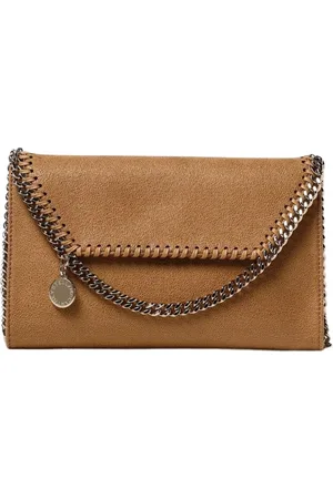 Stella McCartney Dames, Tassen, Bruin, Maat: ONE Size Leer