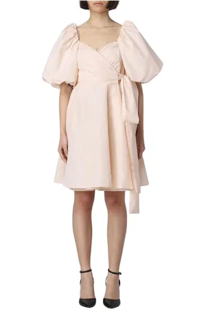 Pinko Dames, Jurken, Roze, Maat: M Katoen