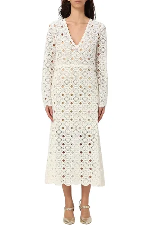 Twin-Set Dames, Jurken, Wit, Maat: XS