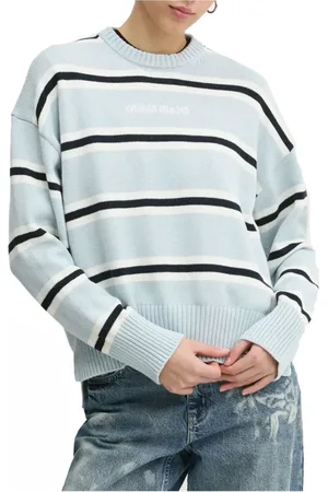 Guess Dames, Truien, Veelkleurig, Maat: XL Katoen