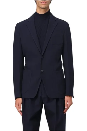 Giorgio Armani Heren, Pakken, Blauw, Maat: L