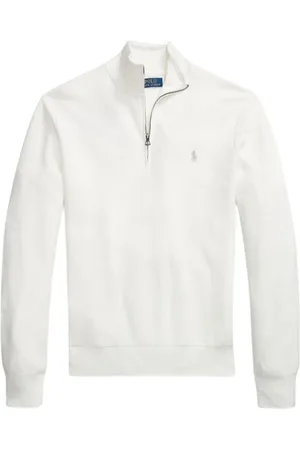 Ralph Lauren Heren, Sweatshirts & Hoodies, Wit, Maat: L Katoen