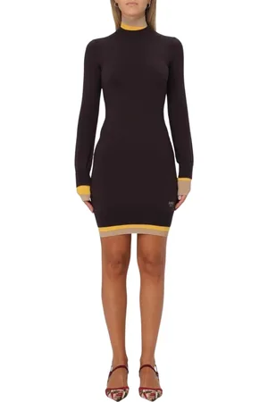 Fendi Dames, Jurken, Rood, Maat: 2XS Wol