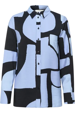 INWEAR Dames, Blouses & Shirts, Veelkleurig, Maat: S Katoen
