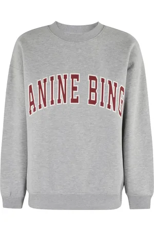 ANINE BING Dames, Sweatshirts & Hoodies, Grijs, Maat: XS Katoen