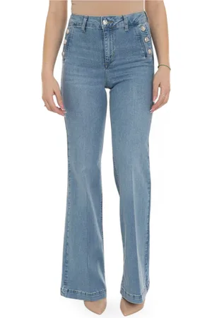 Liu Jo Dames, Jeans, Blauw, Maat: W32 Katoen