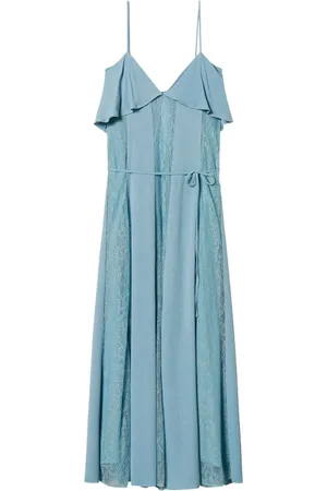 Twin-Set Dames, Jurken, Blauw, Maat: L