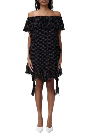 ANIYE BY Dames, Jurken, Zwart, Maat: M Chiffon