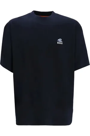 HUGO BOSS Heren, Tops, Blauw, Maat: M Katoen