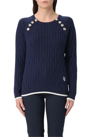 Liu Jo Dames, Truien, Blauw, Maat: S