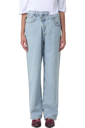 AGOLDE Dames, Jeans, Blauw, Maat: W31 Katoen