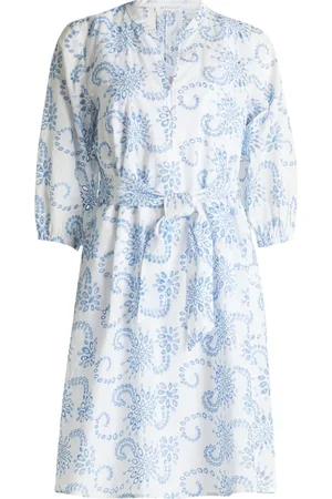 Betty & Co Dames, Jurken, Blauw, Maat: 2XL