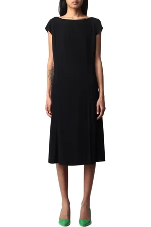 Patrizia Pepe Dames, Jurken, Zwart, Maat: M