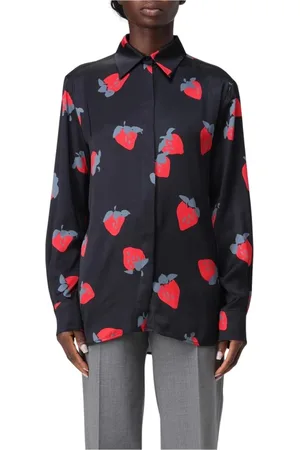 Msgm Dames, Blouses & Shirts, Zwart, Maat: XS Zijde