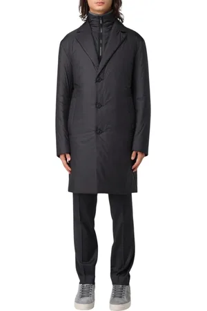 HUGO BOSS Heren, Mantels, Zwart, Maat: XL Wol