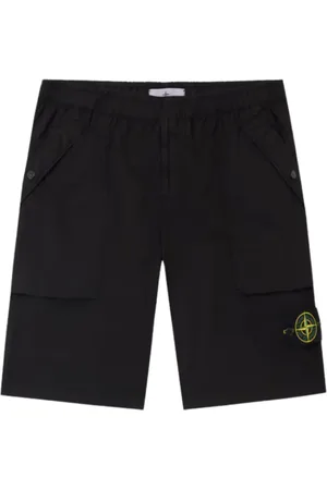 Stone Island Heren, Korte broeken, Zwart, Maat: W33 Katoen