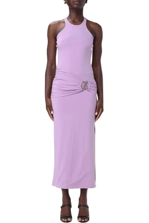 Patrizia Pepe Dames, Jurken, Paars, Maat: M Jersey