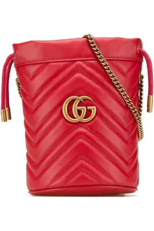 Gucci Dames, Pre-owned, Rood, Maat: ONE Size Leer