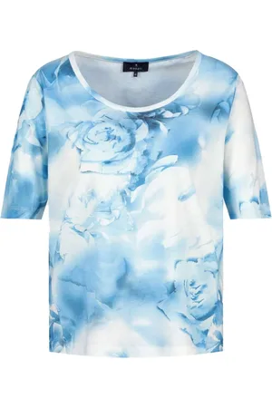 monari Dames, Tops, Blauw, Maat: 2XL