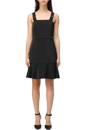 Armani Exchange Dames, Jurken, Zwart, Maat: L
