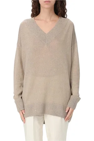 Brunello Cucinelli Dames, Truien, , Maat: M Katoen