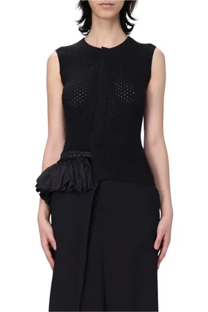 Maison Margiela Dames, Tops, Zwart, Maat: M