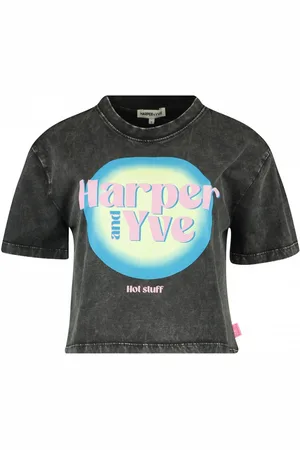 Harper & Yve Dames, Tops, Zwart, Maat: S Katoen