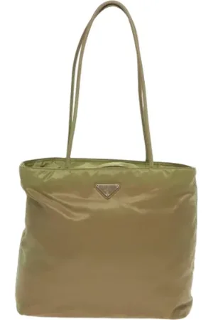 Prada Dames, Pre-owned, Groen, Maat: ONE Size Synthetisch