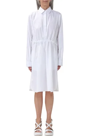 Max Mara Dames, Jurken, Wit, Maat: M Katoen