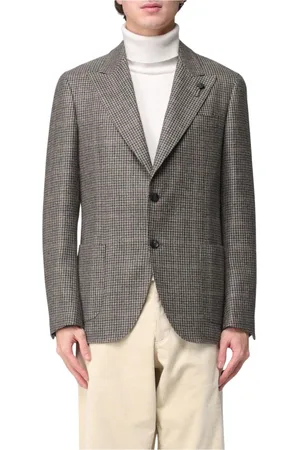 LARDINI Heren, Jassen, Bruin, Maat: M Wol