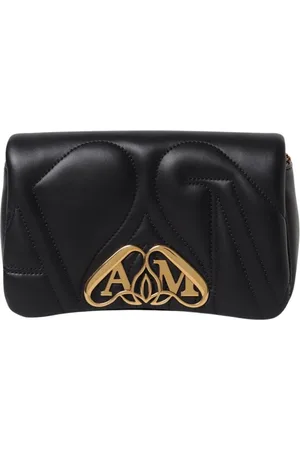 Alexander McQueen Dames, Tassen, Zwart, Maat: ONE Size Leer