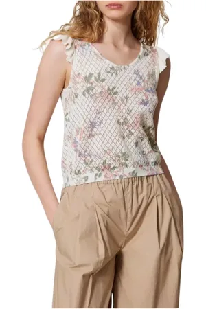 Twin-Set Dames, Tops, Veelkleurig, Maat: L