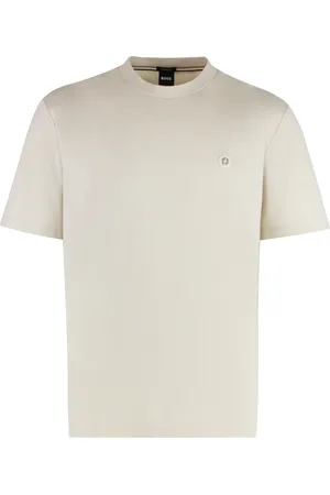 HUGO BOSS Heren, Tops, Wit, Maat: 3XL Katoen