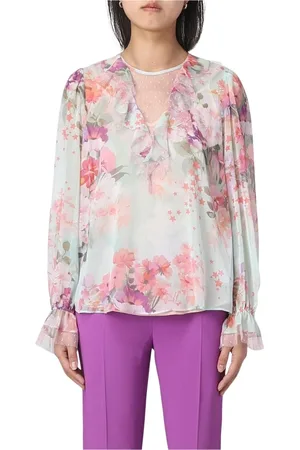 Twin-Set Dames, Blouses & Shirts, Veelkleurig, Maat: XS Poliester