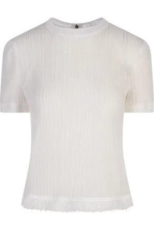 Msgm Dames, Tops, Wit, Maat: XS Poliester