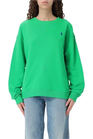 Ralph Lauren Dames, Sweatshirts & Hoodies, Groen, Maat: XS Katoen