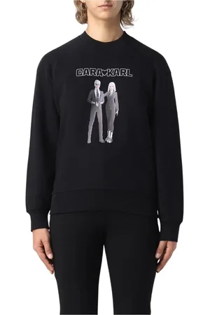 Karl Lagerfeld Dames, Sweatshirts & Hoodies, Zwart, Maat: S