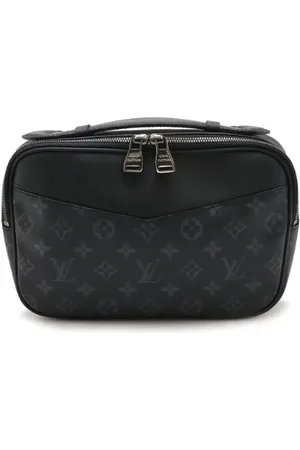 LOUIS VUITTON Heren, Pre-owned, Zwart, Maat: ONE Size Leer