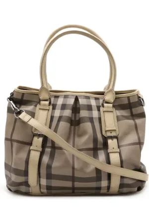 Burberry Dames, Pre-owned, Veelkleurig, Maat: ONE Size Leer