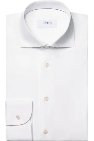 Eton Heren, Overhemden, Wit, Maat: 3XL Polyamide