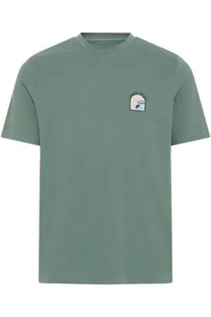Blend Heren, Tops, Groen, Maat: M