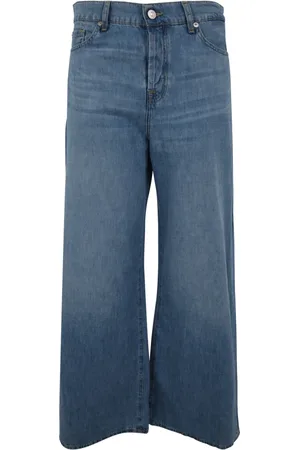 7 for all Mankind Dames, Jeans, Blauw, Maat: W27 Denim