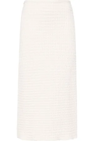 Jil Sander Dames, Rokken, Wit, Maat: S