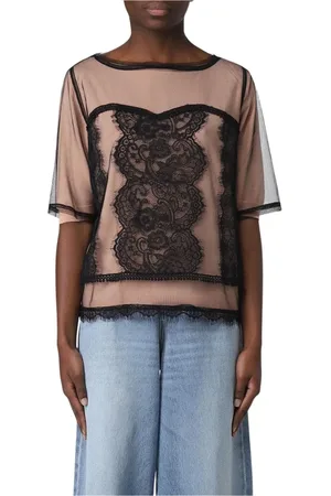 Twin-Set Dames, Blouses & Shirts, Zwart, Maat: XS