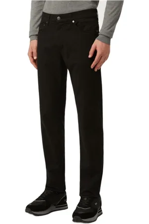 HARMONT&BLAINE Heren, Broeken, Zwart, Maat: XS